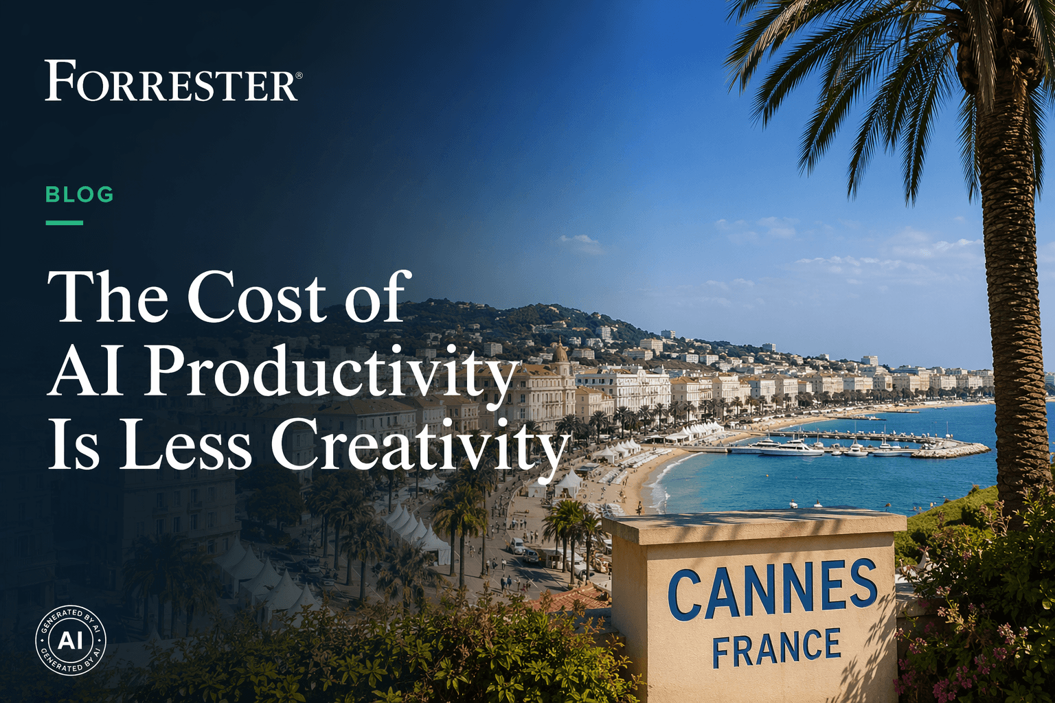 The Cost Of AI Productivity Is Less Creativity